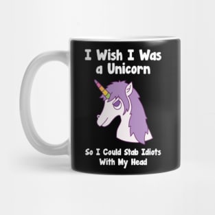Funny Unicorn prints - Funny Unicorn designs -- Mug